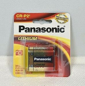 NEW NEVER USED 6v Lithium Camera Battery Panasonic CR-P2/CR-P2PA/1B Open Package