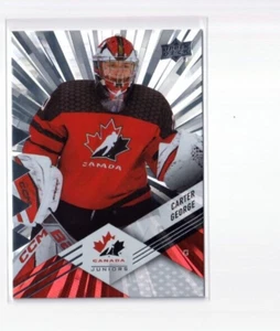 CARTER GEORGE '24/25 '24 Upper Deck Team Canada OUTBURST card #19 - Picture 1 of 1