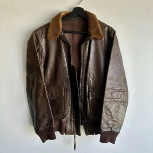 WWII US Navy M-422a Flight Jacket Named Ex Cond - Picture 1 of 16
