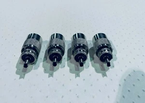 4 enchufes tipo inserto marrón PL259 UHF 9 mm para cable coaxial RG-213 - Imagen 1 de 4