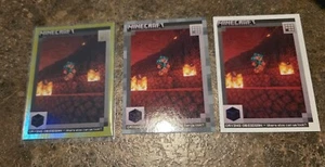 2024 Panini Minecraft Crying Obsidian #169 Gold Holo Foil 70/99 + Normal Stone - Picture 1 of 4