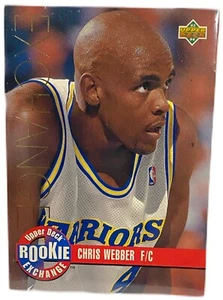 1993-94 Upper Deck Basketball Rookie Exchange Gold # RE 1 Chris Webber Warriors - Picture 1 of 4