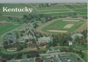 Aerial View Kentucky Horse Park Home of the Derby Continental Postcard - Picture 1 of 2