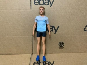 Barbie Dreamhouse Adventures Travel Ken Doll Blue Gray Shirt Pants Cut GHR61 - Picture 1 of 13
