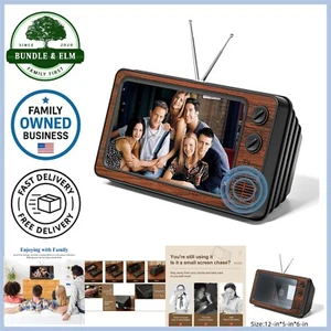 Cell Phone Screen Magnifier 12 Inch HD 3D Foldable Portable for Movies Videos - Picture 1 of 9