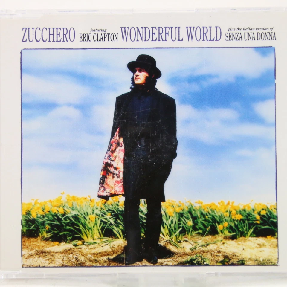 Music Musik MAXI CD Zucchero Featuring Eric Clapton – Wonderful World Sehr Gut - Bild 1 von 1