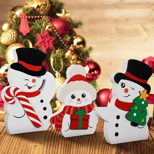 Christmas Decorations Centrepiece Christmas Decorations Snowman adaptable - Picture 1 of 6