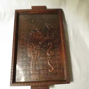 Hand Carved Wood Tray Made In Honduras - Picture 1 of 9