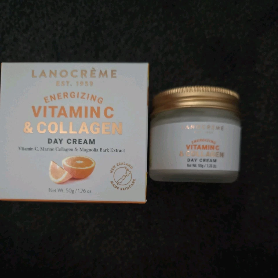 Crema de Día Energizante Lanocreme Vitamina C y Colágeno Sellada 50g Foto 1 de 1