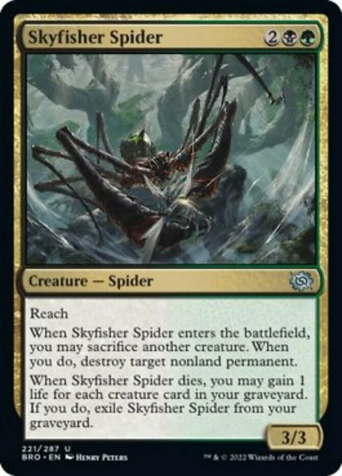 x1 Skyfisher Spider - The Brothers' War - NM - MTG - Image 1 of 1