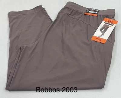 Pantalones activos Kirkland Signature para mujer, marrón, talla XXL Foto 1 de 4