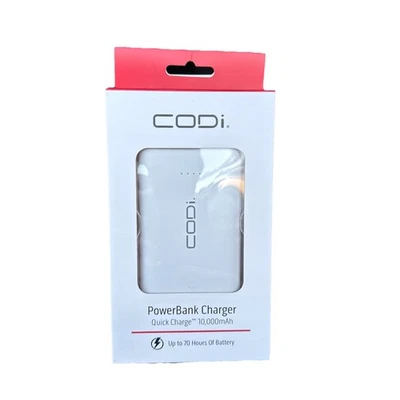 Banco de alimentación de carga rápida CODi 10000mAh 37Wh con hasta 70 horas de batería Foto 1 de 3