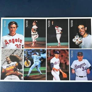 Hoja Mothers Cookies Nolan Ryan 1992 sin cortar sin golpear, casi como nueva - Imagen 1 de 4