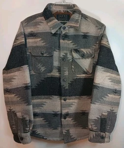 Jachs New York Men's Aztec Jacket Wool Blend Sherpa Lined Size Small S PRE-OWNED - Picture 1 of 23