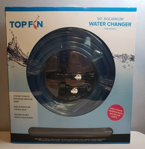 Tubo cambiador de agua para acuario Top Fin 50' flexible fácil de cambiar agua para acuario - Imagen 1 de 8