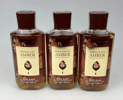 3 lavados corporales Bath & Body Works chocolate ámbar Foto 1 de 2