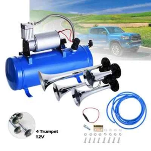 Kit de compresor de bocina de aire micro eléctrica universal para automóvil pequeña 12 V 150 W - Imagen 1 de 16