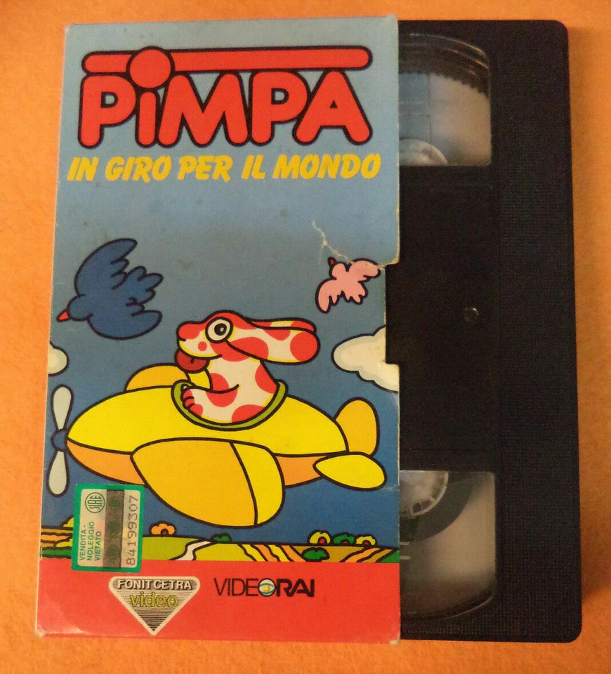 VHS film PIMPA IN GIRO PER IL MONDO 98  VIDEORAI FONIT CETRA (F87) no dvd - Immagine 1 di 1