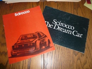 1975 VW VOLKSWAGEN SCIROCCO Brochure di vendita - Due - Vintage - Foto 1 di 4