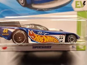 2025 Hot Wheels Supercharged Blue 60/150 US Card - Picture 1 of 2