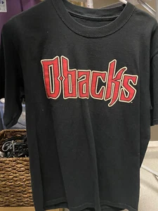 Randy Johnson #51 Arizona Diamondbacks Adult Size M Black Tshirt Tee - Picture 1 of 7