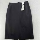 Tomas Maier NWT Women Knee Length Black Solid Skirt Size 8
