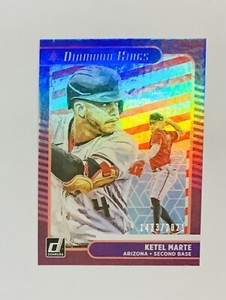 KETEL MARTE #D/2021 - 2021 Donruss Purple Red/White Stripes Diamond Kings #30