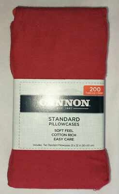 Cannon Jester Red Sheets, Pillowcase - Image 1 of 4