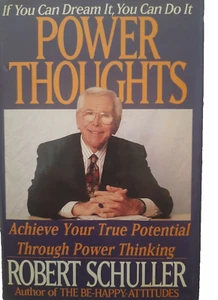 1993 Power Thoughts By Robert Schuller, Hardcover book - Foto 1 di 2