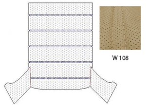PARA MERCEDES W108 280 S Techo Techo Cielo Headliner Perforado SIN TECHO CORREDIZO - Imagen 1 de 1