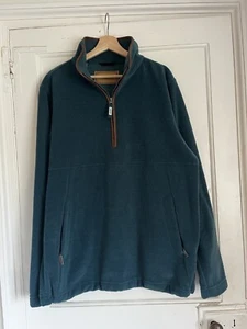 Schoffel Gents Berkeley 1/4 zip fleece - Dark teal UK48 - Picture 1 of 1