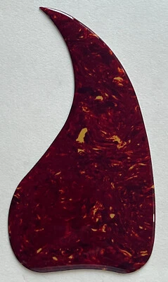 Golpeador rojo cristal apto estilo Gibson J45 autoadhesivo piezas de guitarra acústica Foto 1 de 4