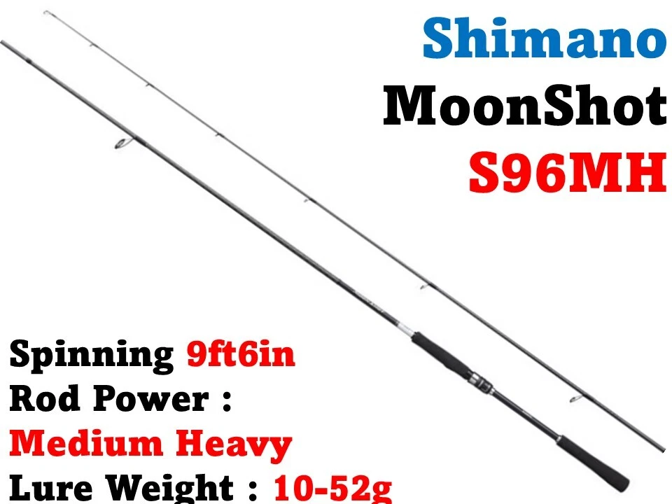 SHIMANO 21 MoonShot S96MH 9ft6in Medium Heavy 2 pieces Shore Casting from Japan - Image 1 of 1