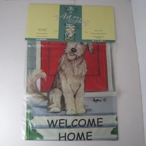 Toland Art Flag: Welcome Home Garden Size 11 1/8" x 14 1/2" - Sealed - Picture 1 of 6