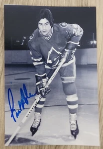 Fred Ahern Signed 4x6 Photo NHL HOF Barons Seals Hockey Legend RAD - Picture 1 of 1