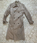 MIU MIU Trench Coat Medium Waxed Cotton Raincoat belted