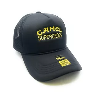 Camel Supercross Mesh Trucker SnapBack (Negro) - Imagen 1 de 2