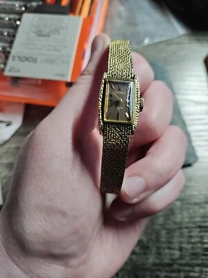 Vintage 1960s Seiko Rainbow Gold Filled 17 Jewel Women's Dress Watch  Retro - Image 1 of 4