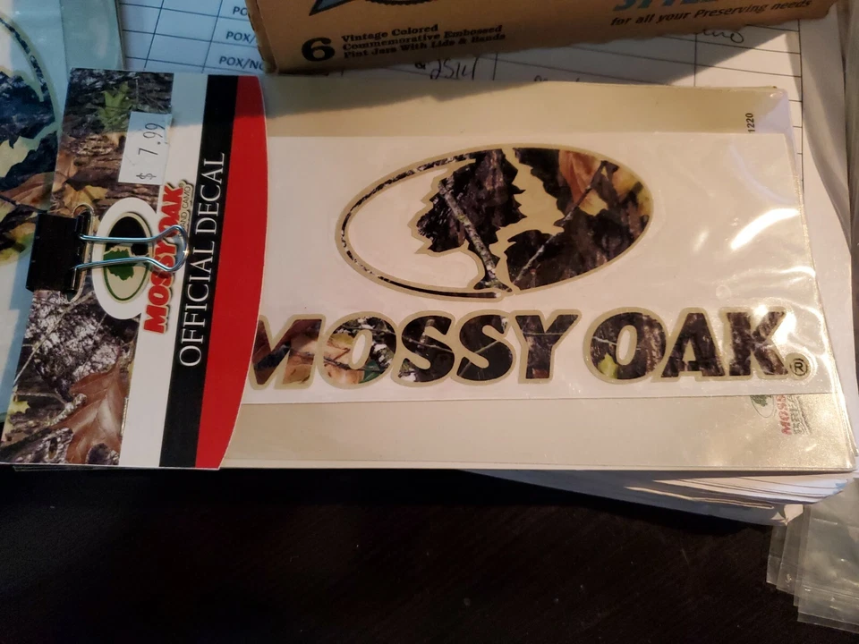 NEW Mossy Oak Camo Logo Decal,  BREAK-UP INFINITY PATTERN 6" Official - Image 1 of 1