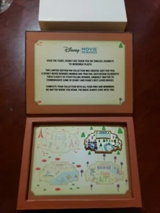Disney Movie Rewards DMR - Around the World 4 Pin Display Box with LONDON - NEW! - Picture 1 of 5
