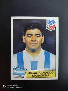 FIGURINA PANINI MARADONA NUMERO 257 MONDIALI DI USA 94 CONDIZIONI DA BUSTINA - Foto 1 di 2