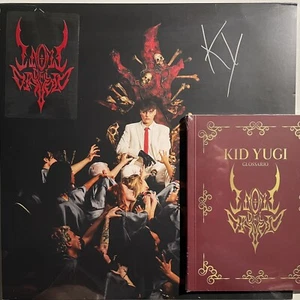KID YUGI🔹I Nomi Del Diavolo🔹vinile LP🌈COLORATO+GLOSSARIO🔹✍️firmato - Picture 1 of 6