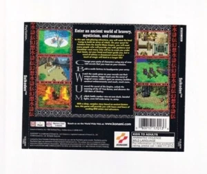 Suikoden - Inserto in basso art-work - Autentico - PlayStation PS1 - ArtWork - Foto 1 di 2