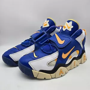 Nike Air Barrage Mid Men's 13 Racer Blue White Retro Sneakers LA Rams AT7847-100 - Picture 1 of 17