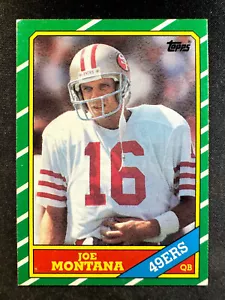 1986 Topps Football #156 Joe Montana 49ers Neuwertig - Bild 1 von 2