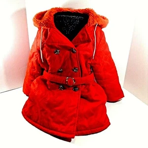 MONTGOMERY WARD YOUTH'S/GIRL'S OUTER WEAR PARKA/JACKET 1970'S TOMATO/ORANGE - Picture 1 of 1