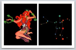 Postcard Andromeda Maiden Constellations Astronomy Art by Joel Izatt Astrology - Picture 1 of 2