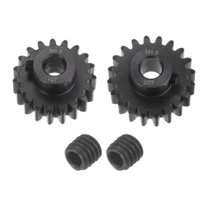 Mod 1.5 Pinion Gear Set 8mm Shaft 19T 20T Motor Gears Hardened Steel (2pcs) - Picture 1 of 6
