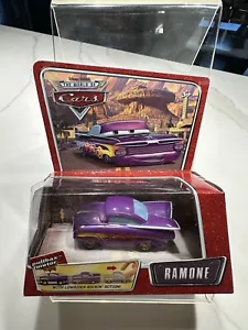 Disney Pixar The World Of Cars PULLBAX MOTOR Purple Ramone - Picture 1 of 5