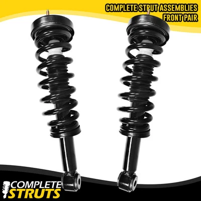 2009-2013 Ford F-150 RWD Front Pair Complete Struts & Coil Spring Assemblies Foto 1 de 4